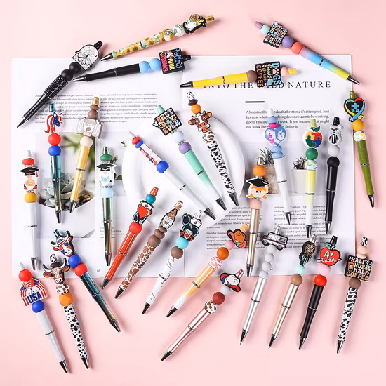 Ожерелья на заказ, браслет-цепочка для соски, мягкий детский прорезыватель, смешанные силиконовые бусины